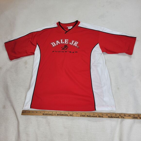 Vintage Chase Dale Earnhardt Jr Jersey Shirt Budweiser Beer Racing Nascar Racing - Picture 5 of 11